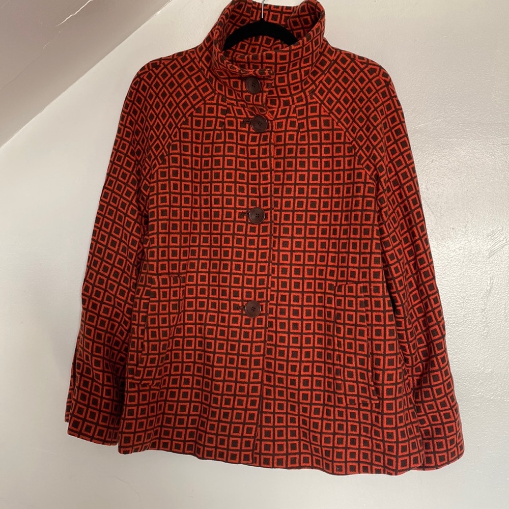Beautiful jacket orange and brown